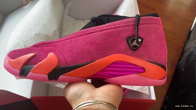 Rep Onekick (W) Jordan Low Retro 14 Pink Shocking DH4121-600 0704
